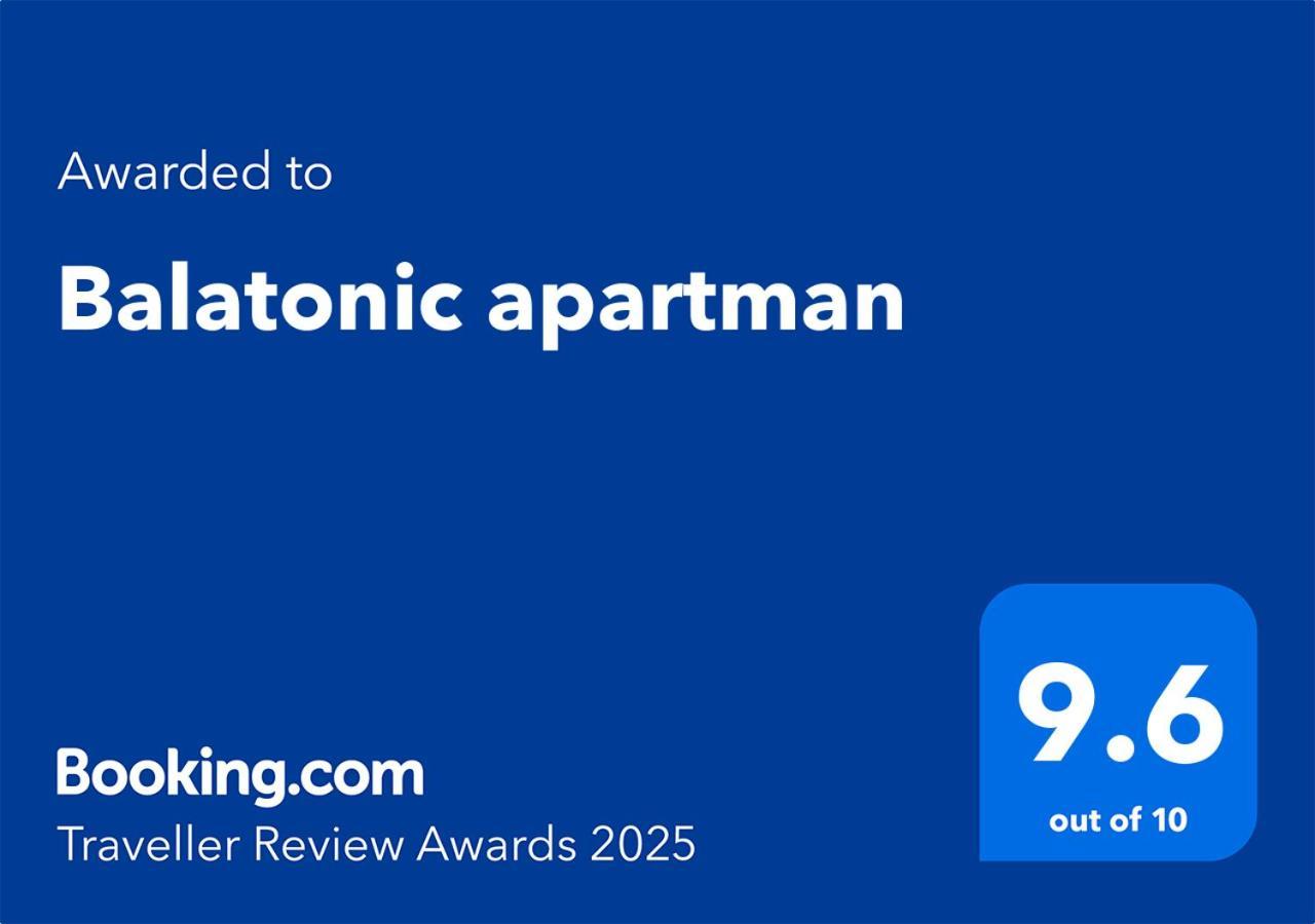 Balatonic Apartman Zamardi Exterior photo